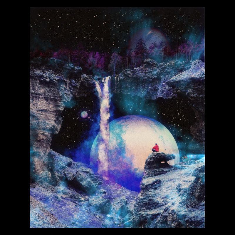 Space Cave avec cascade