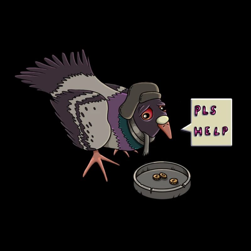 Pigeon triste
