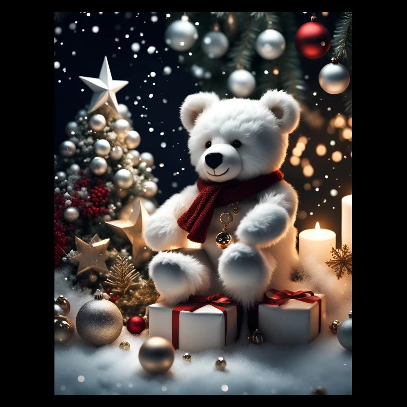 Teddy vous souhaite un joyeux Noël