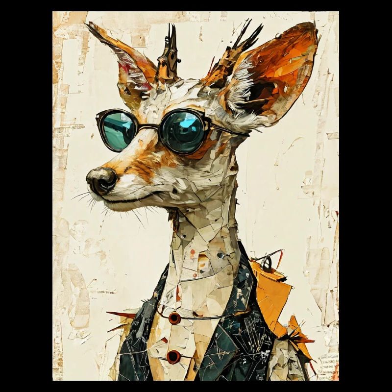 Fox in a suit