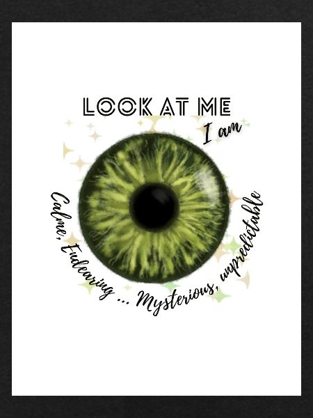 Yeux vert )