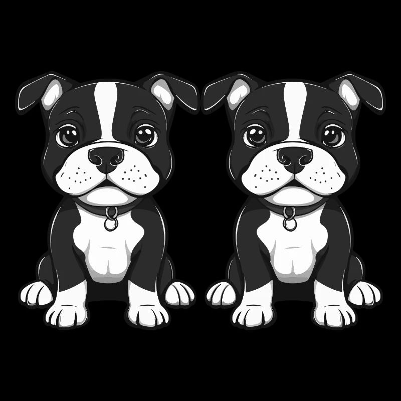 Pit Terrier Dog Comic
