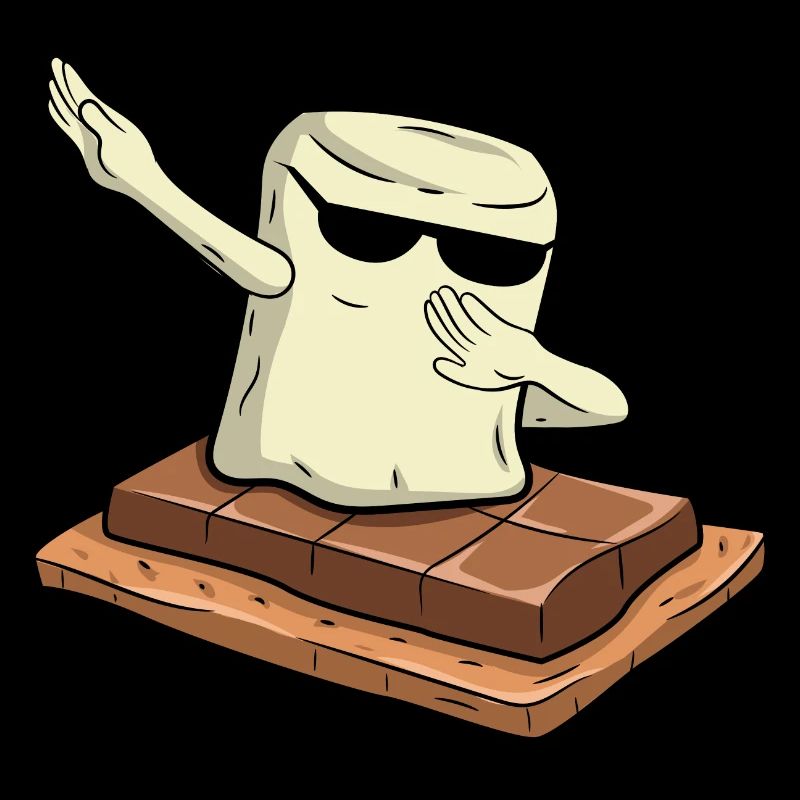Dab S'more Marshmallows Camping Toddler Boy