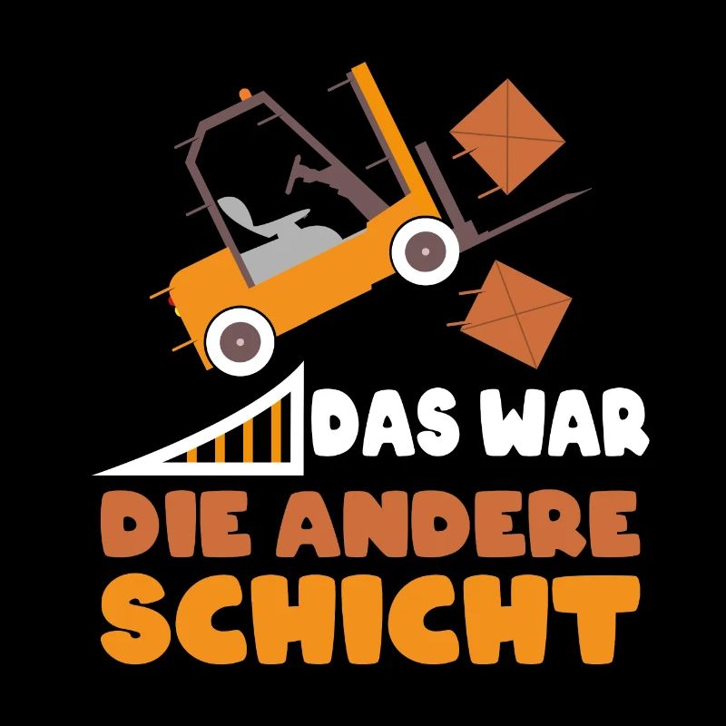 Das war die andere Schicht Gabelstapler Crash