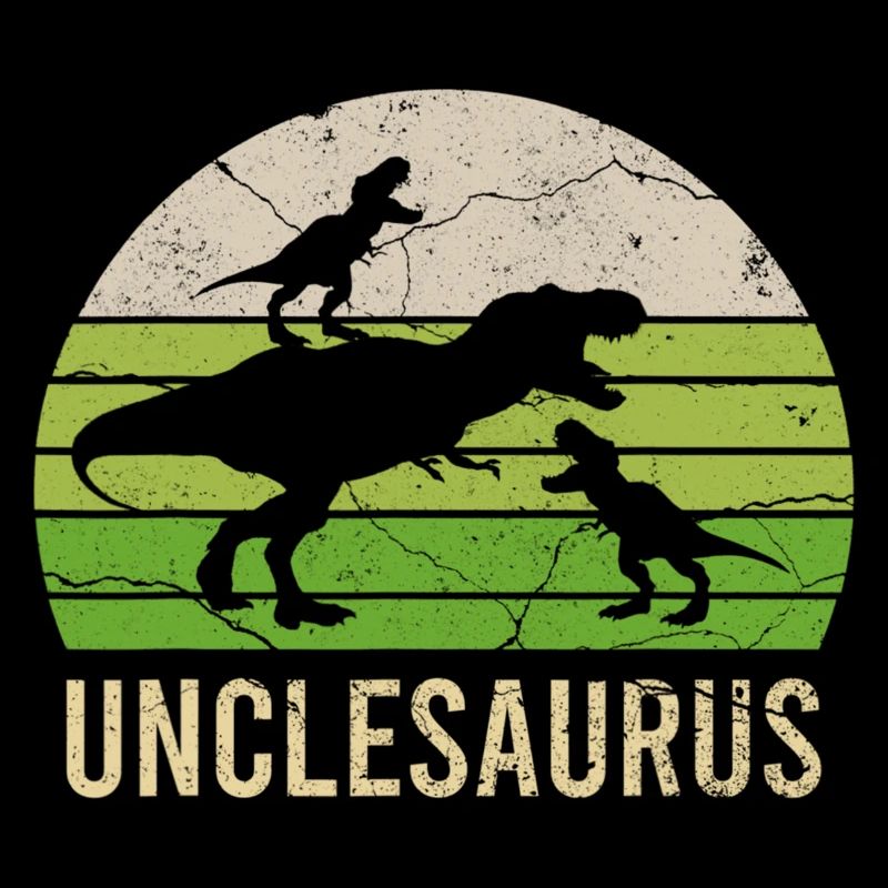 Onkel Dinosaurier Daddy 2 Zwei Kinder Unclesaurus