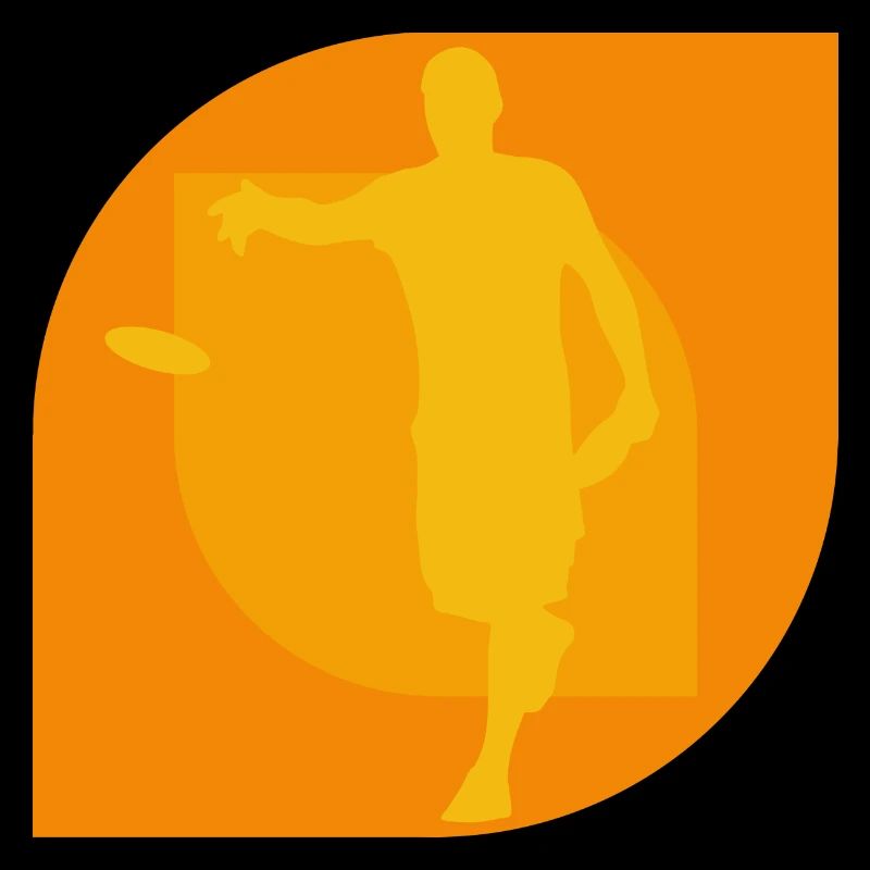 Disc Golf Frisbee Player