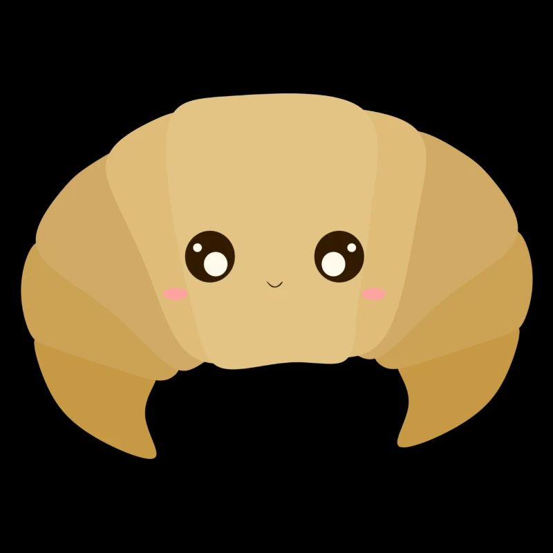 Croissant kawaii