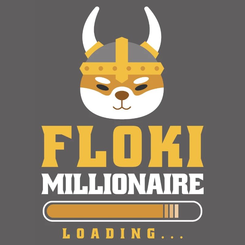 Crypto Floki Millionaire Loading Design