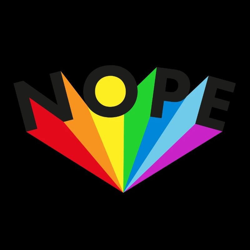 Nope Rainbow Noir