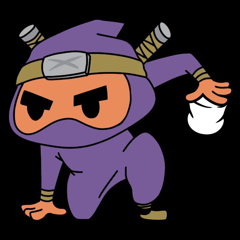Campfire Marshmallow Cute Kids Smore Ninja