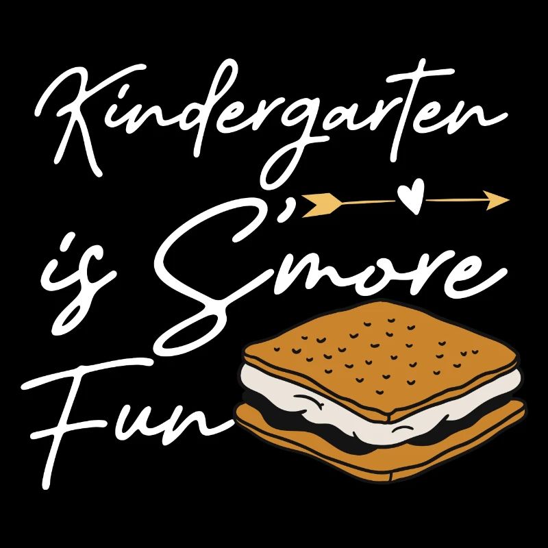 Kids Kindergarten Is Smore Fun Camping Marshmallow