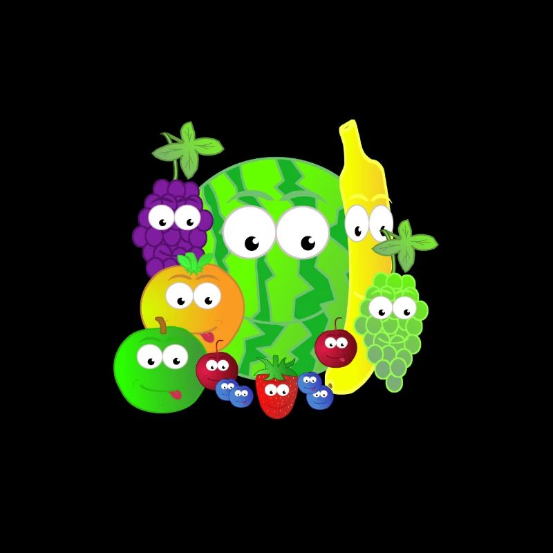 Idée de cadeau de cadeau de fruit Fruit de dessin animé de sport