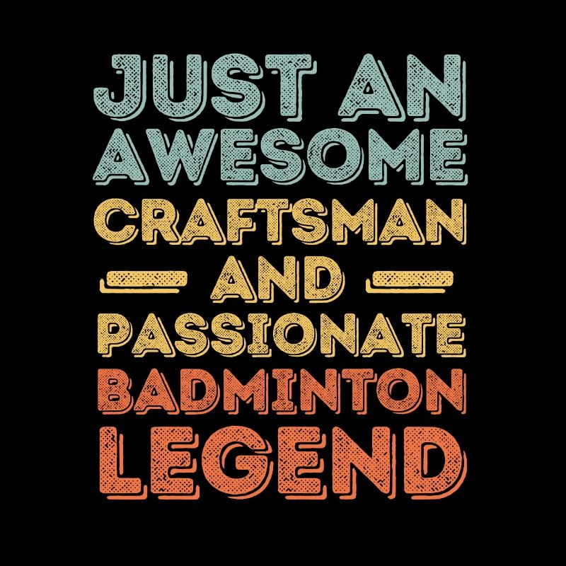 Handwerker Badminton retro