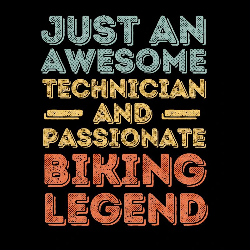 Techniker Radfahren retro