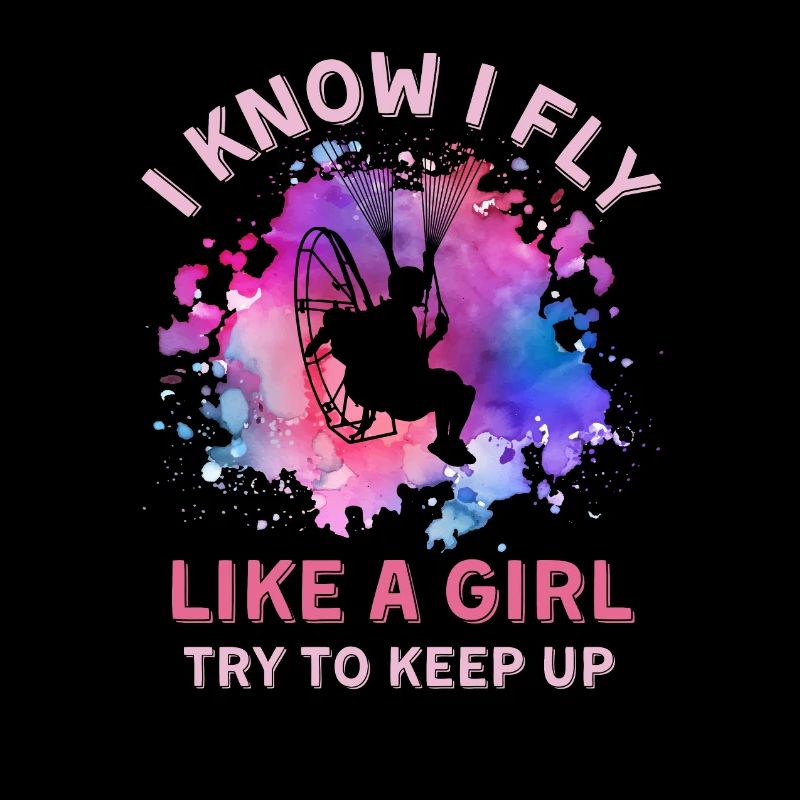 Paramotoring Girl