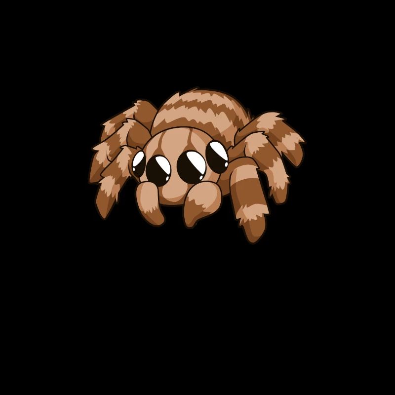 Araignée sauteuse kawaii