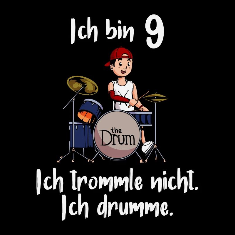 Ich bin 9 - Jungen Schlagzeuger