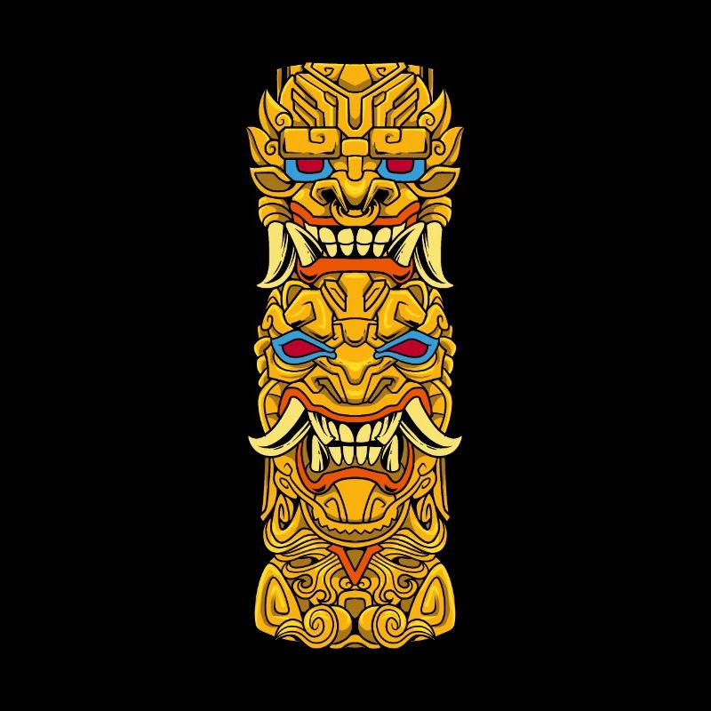 Totem aztèque