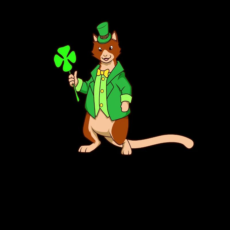 Tree Kangaroo Leprechaun - St Patrick's Kangaroo