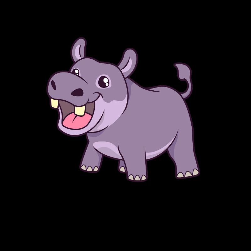 Kawaii Nilpferd