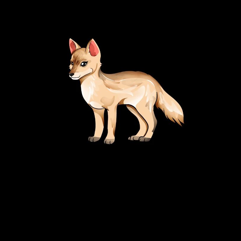 Dessin d’un renard véloce