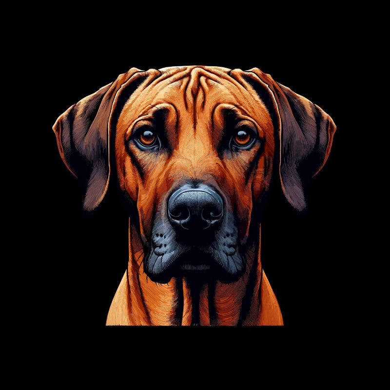 Hundegesicht - Rhodesian Ridgeback