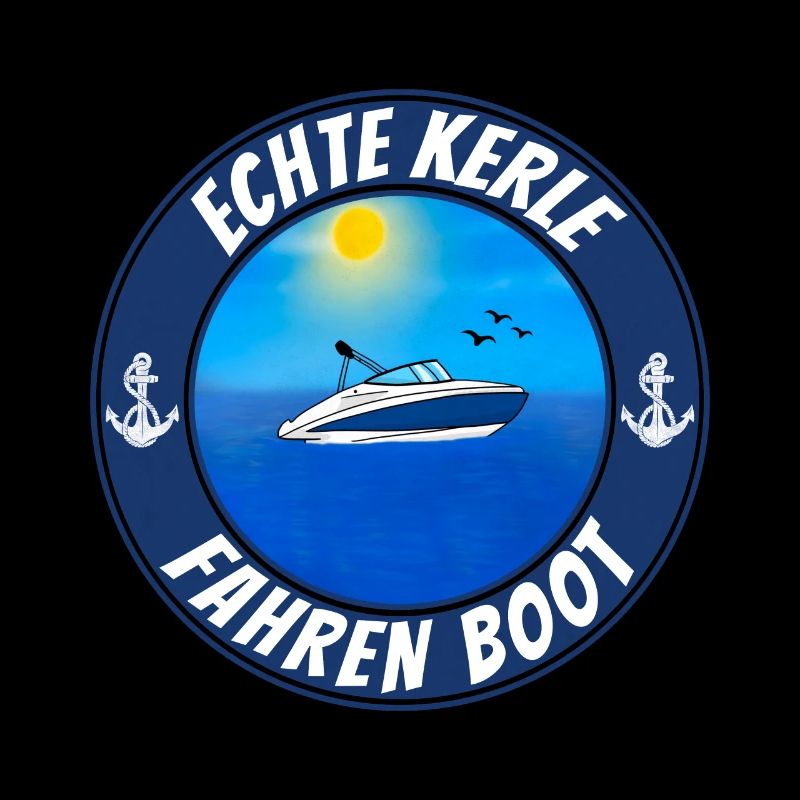Echte Kerle Fahren Boot