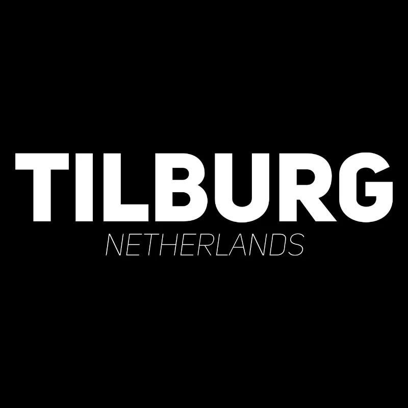 Tilburg Pays-Bas Skyline Cadeau Idée