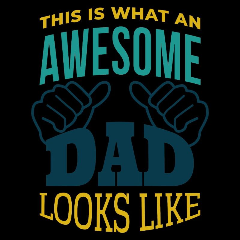 So sieht ein toller Papa aus Tshirt Spruch