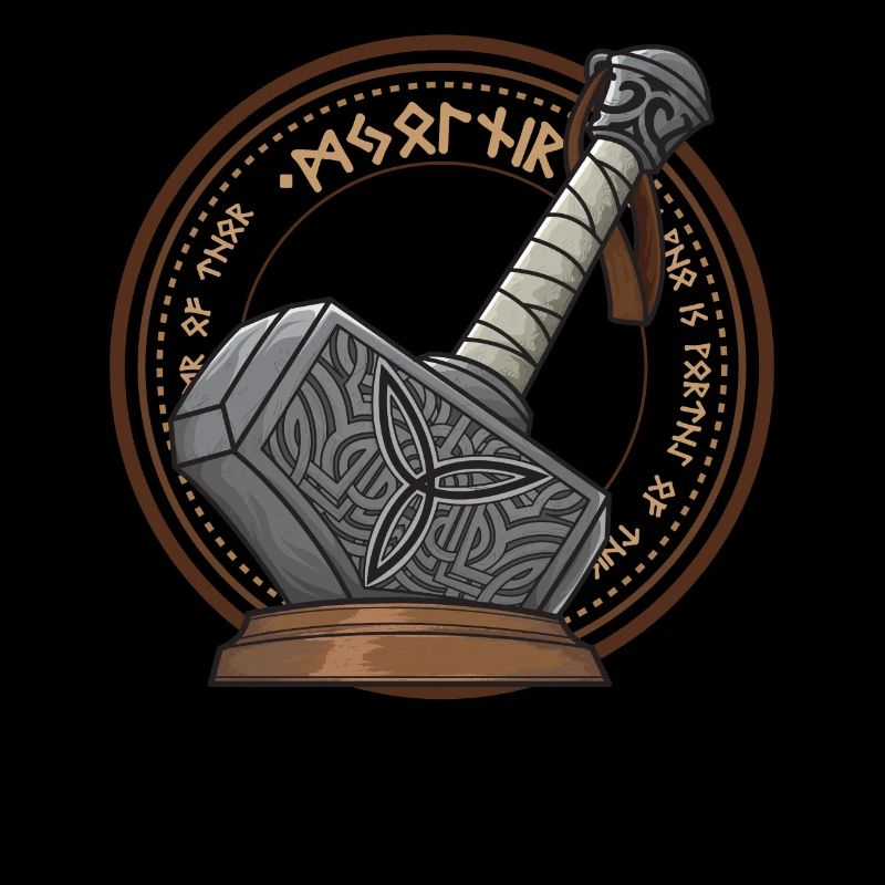 Mjolnir Thors Hammer Wikinger Walhalla Vikinger