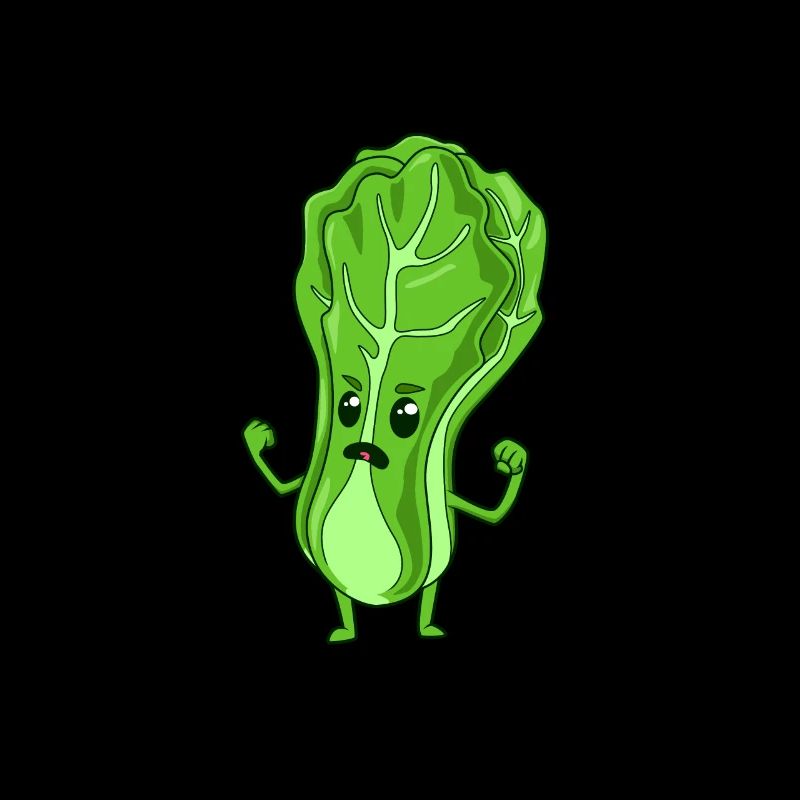 Bande dessinée tête de salade