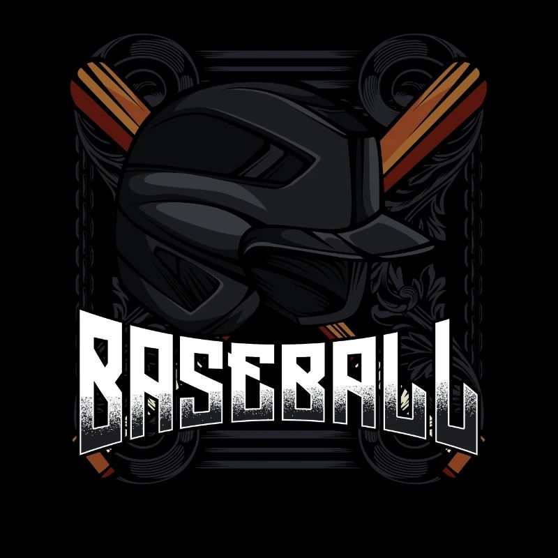 Baseball Helmet Baseball Bat Sport Gift Idea