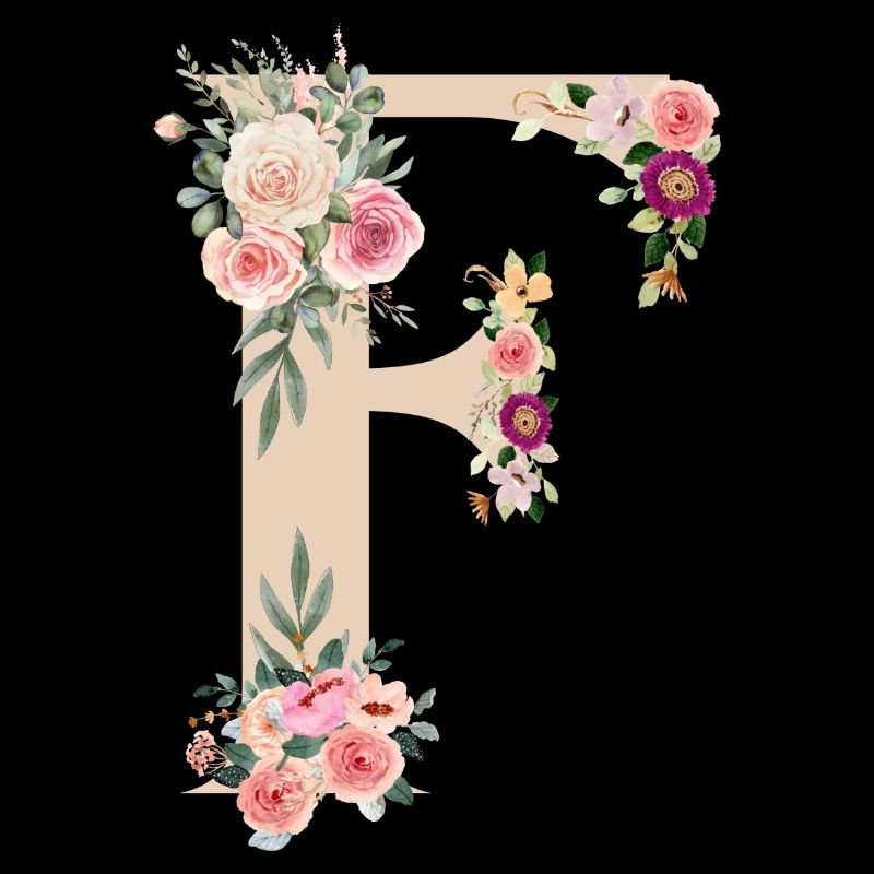 F aus Blüten