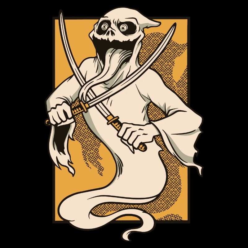 Tshirt Geist Katana