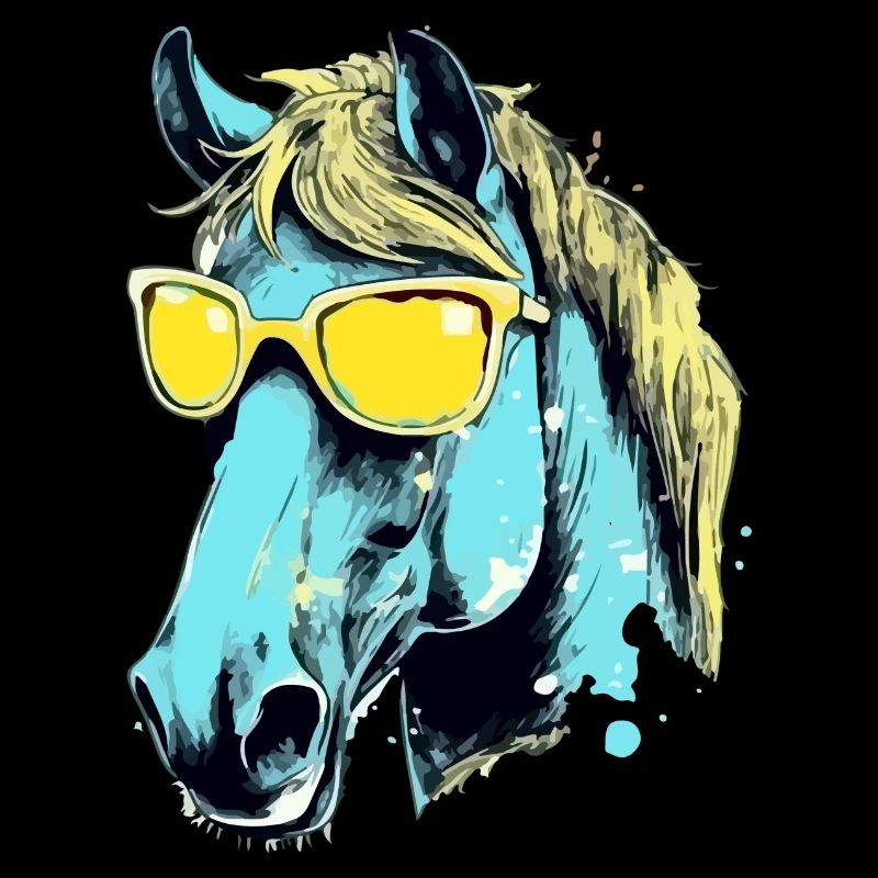 Toto, das bebrillte Pferd