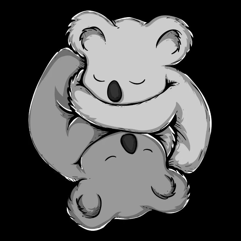 Koala Bär Yin Yang