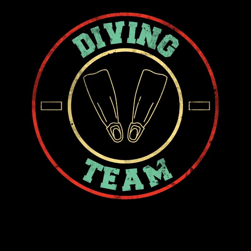 Diving Team Taucher Mannschaft Geschenk