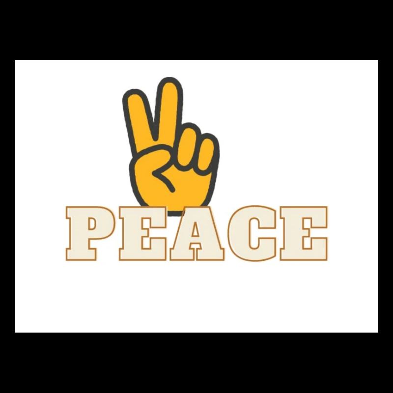T-Shirt Peace Print