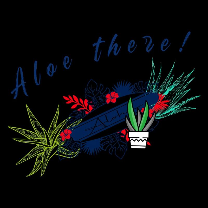 L’aloès là-bas !