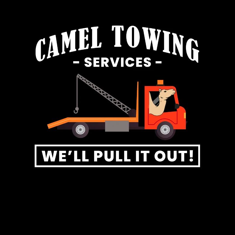 Camel Towing Shirt Geschenk Abschlepper
