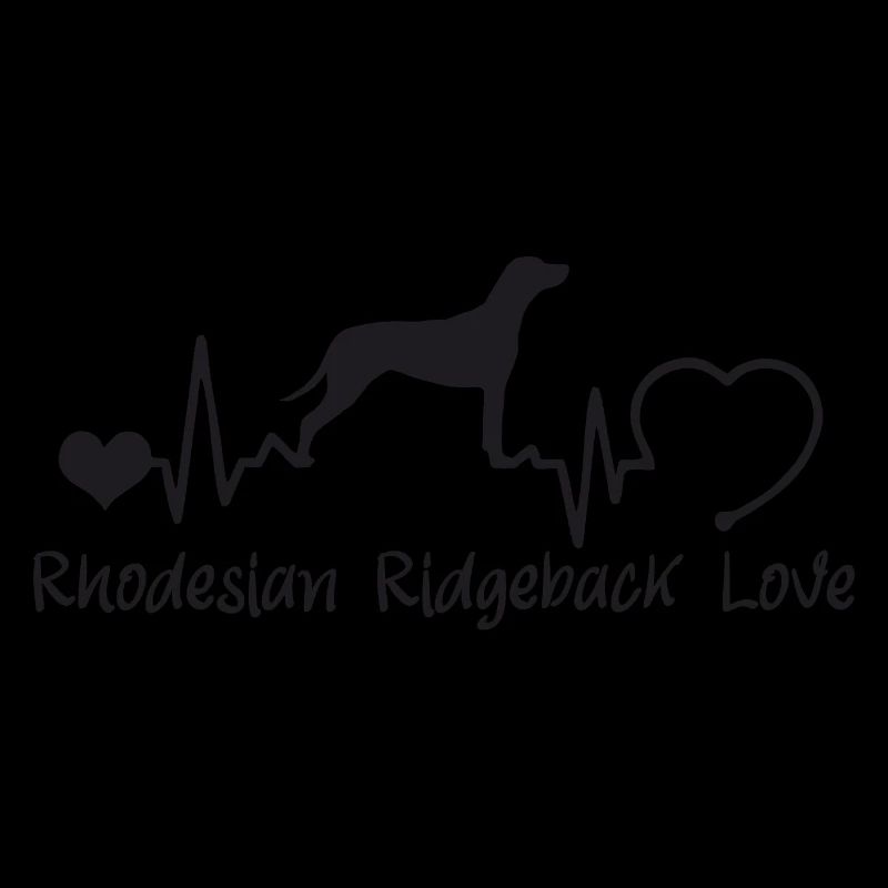 Rhodesian Ridgeback mit Herzschlag