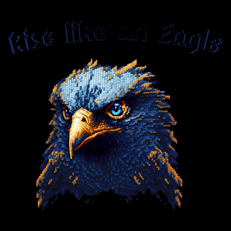 Pixel Art Eagle