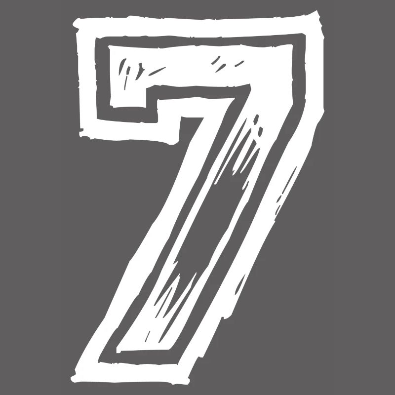 7 Number jersey