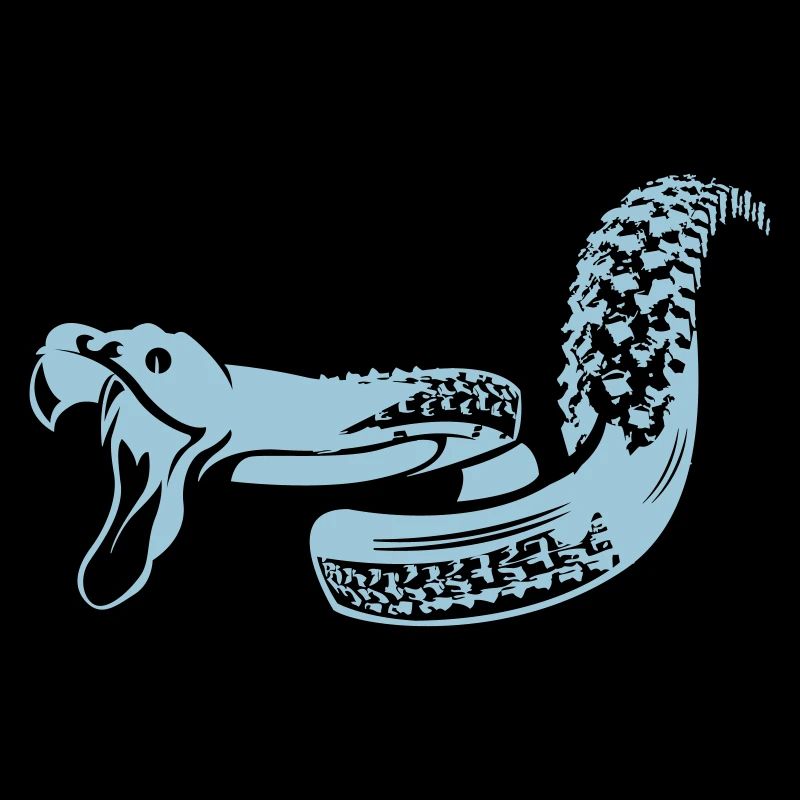 Single trail snake bright