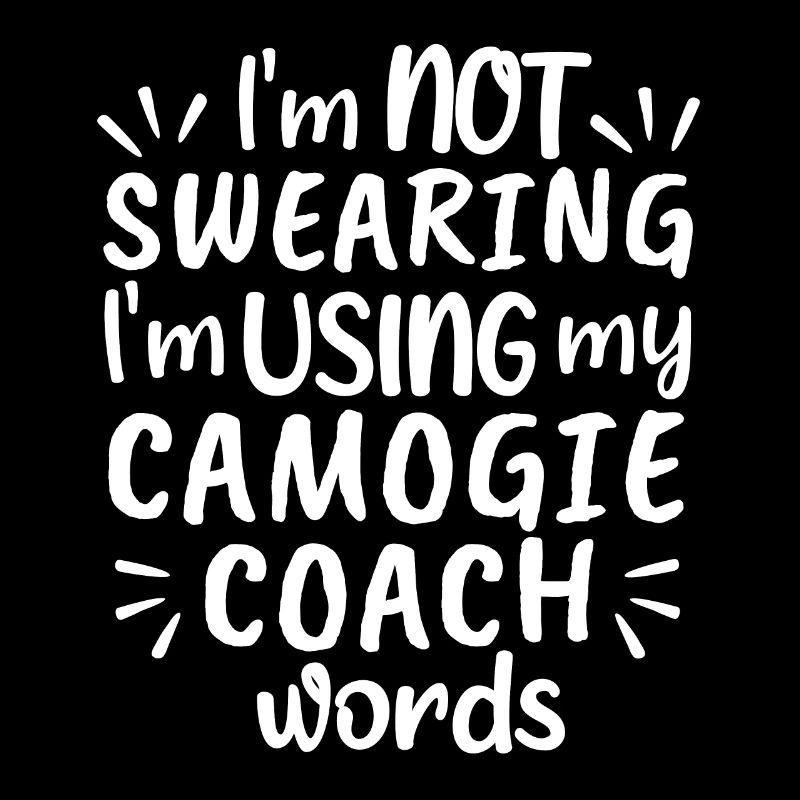 Je ne jure pas que j’utilise mes mots de camogie coach