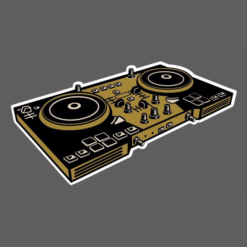 DJ turntables