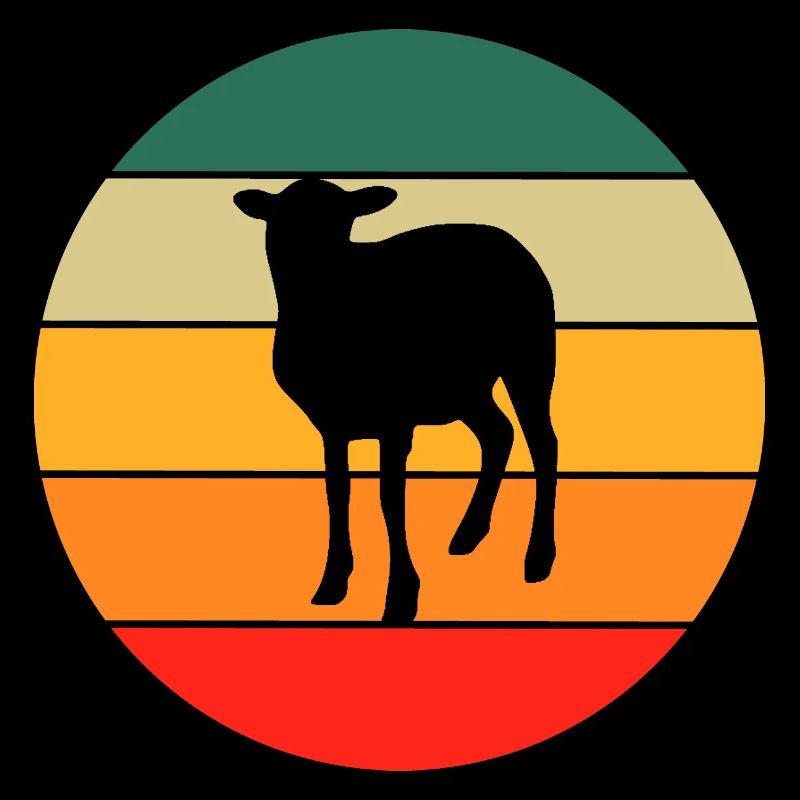 retro sheep