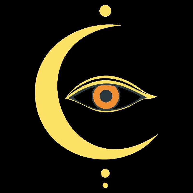 Mystical Eye & Moon