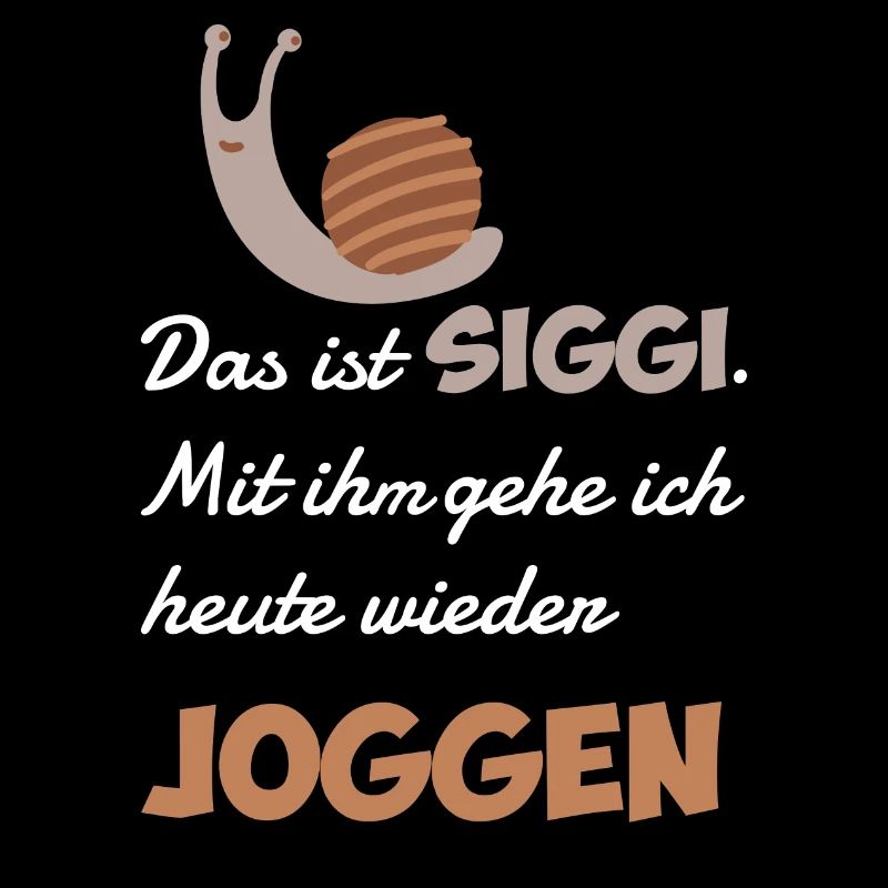 Ich gehe heute mit einer Schnecke joggen Geschenk