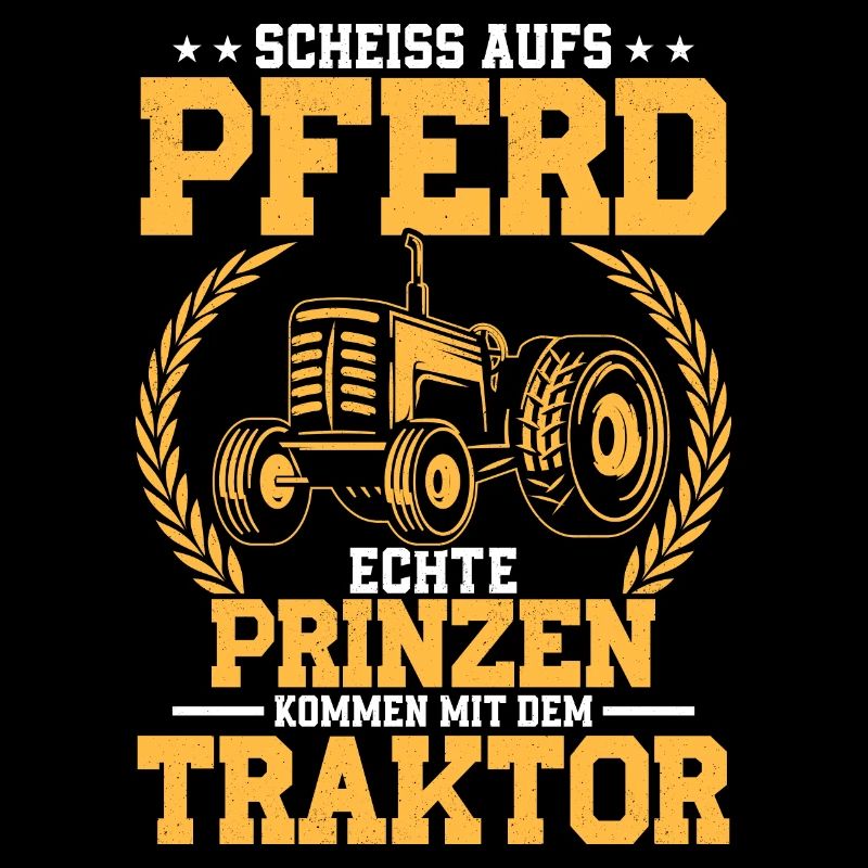 Echte Prinzen kommen mit dem Traktor Bauer Trecker